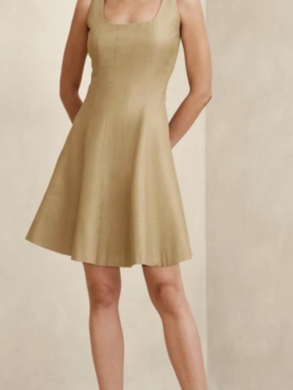 Banana Republic Tan Mini Dress